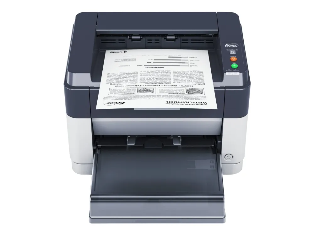 Kyocera FS-1061DN - Printer - S/H - Duplex - laser - 1800 x 600 dpi - op til 25 spm - kapacitet: 250 ark - USB 2.0, LAN