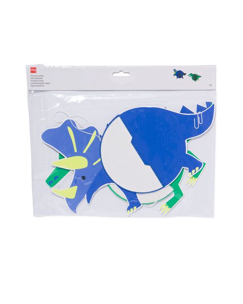 2 dinosaures en papier alvéolé