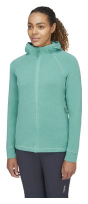 Polaire à Capuche Femme Rab Nexus Turquoise