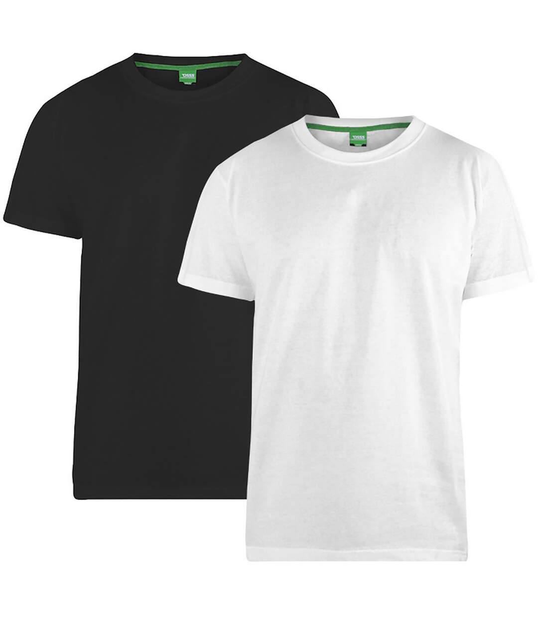 Duke - T-shirts FENTON - Homme (Noir/ Blanc) - UTDC209
