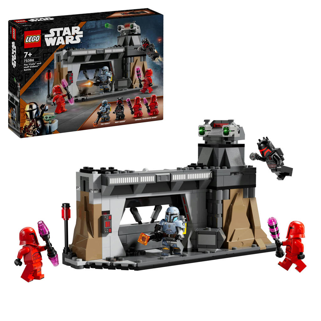 The Mandalorian Paz Vizsla en Moff Gideon duel, Bouwpakket voor Kinderen 75386
