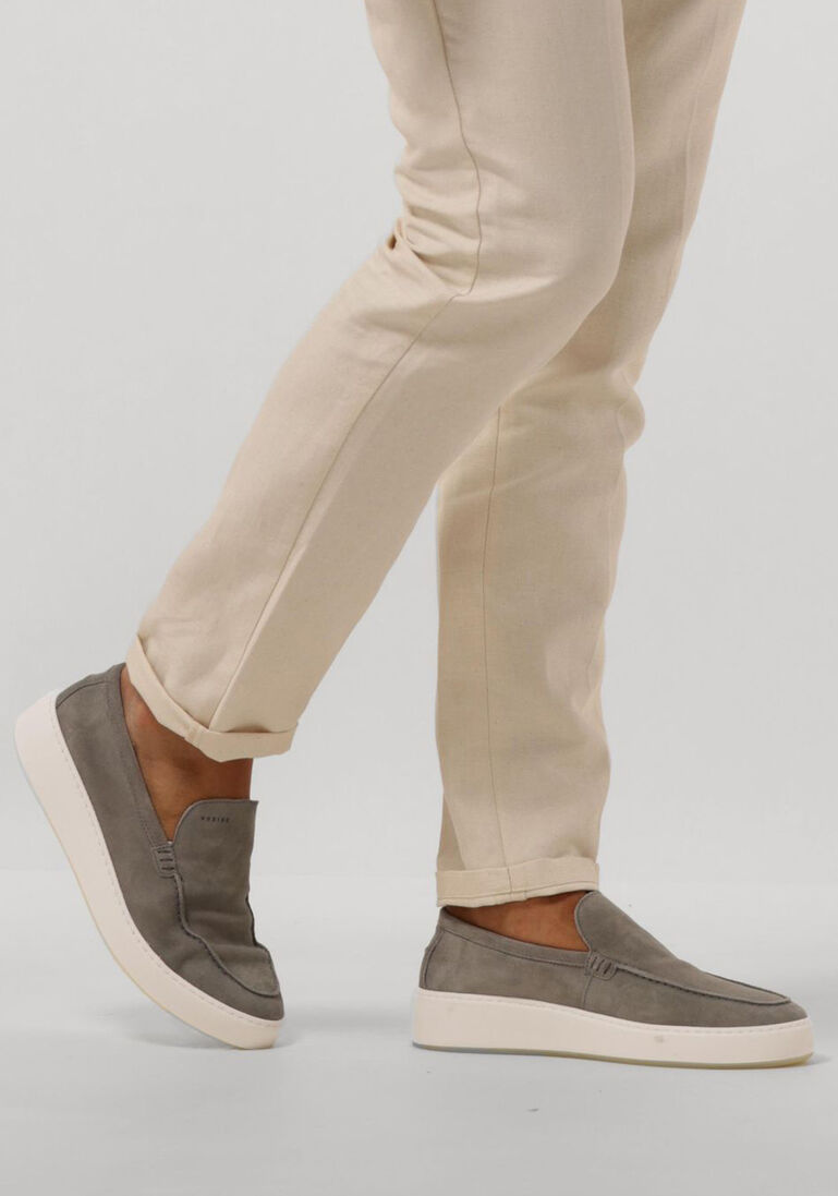 grijze nubikk loafers jiro mio