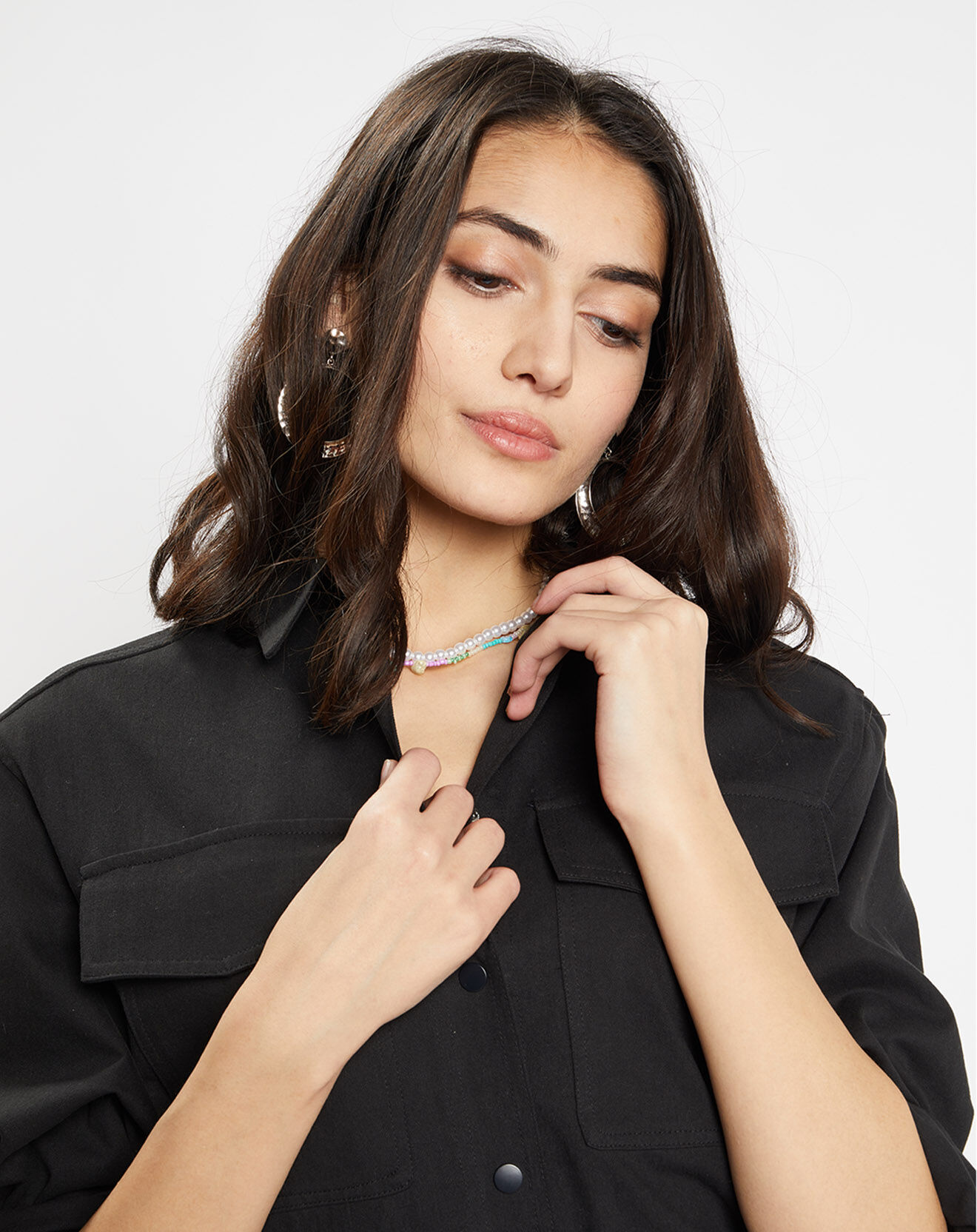 Galeries Lafayette Robe light Clover noire