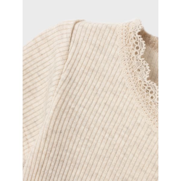 Name It Romper Kab Lace Korte Mouw Peyote Melange