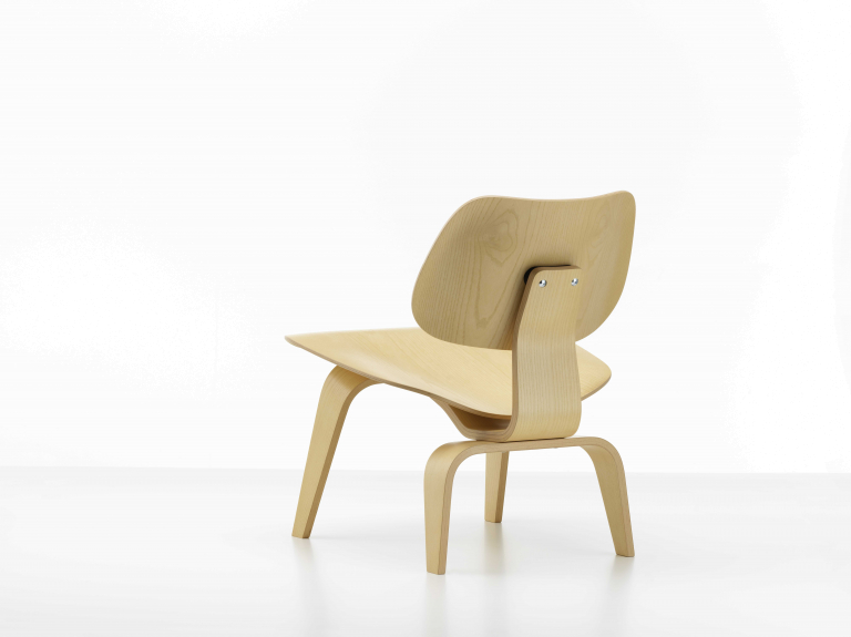 Vitra Eames LCW loungestoel zwart