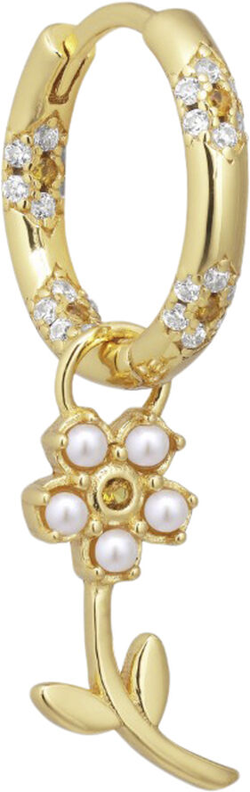 The Earring Shop Poppy Huggie Gold