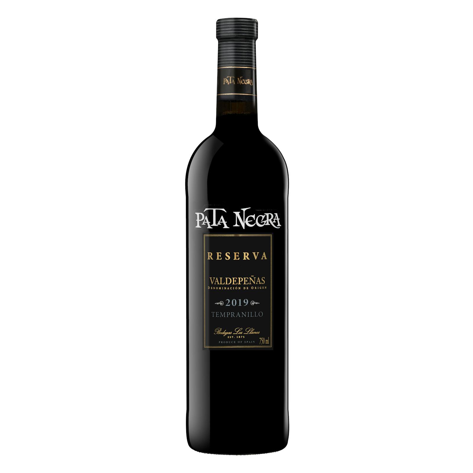 Vin rouge DO Valdepeñas Pata Negra Reserva