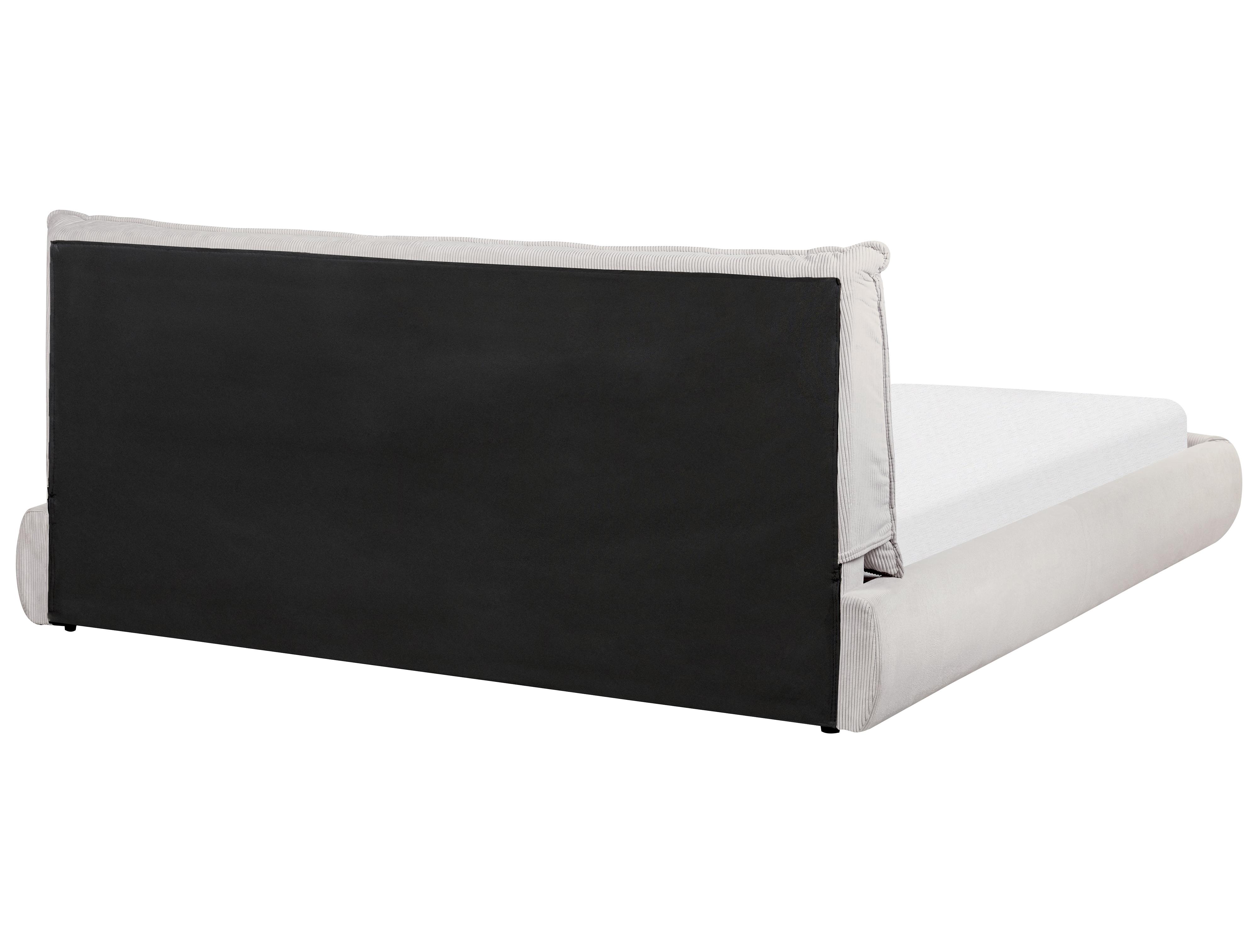 Waterbed Corduroy VINAY 180 x 200 cm Lichtbeige