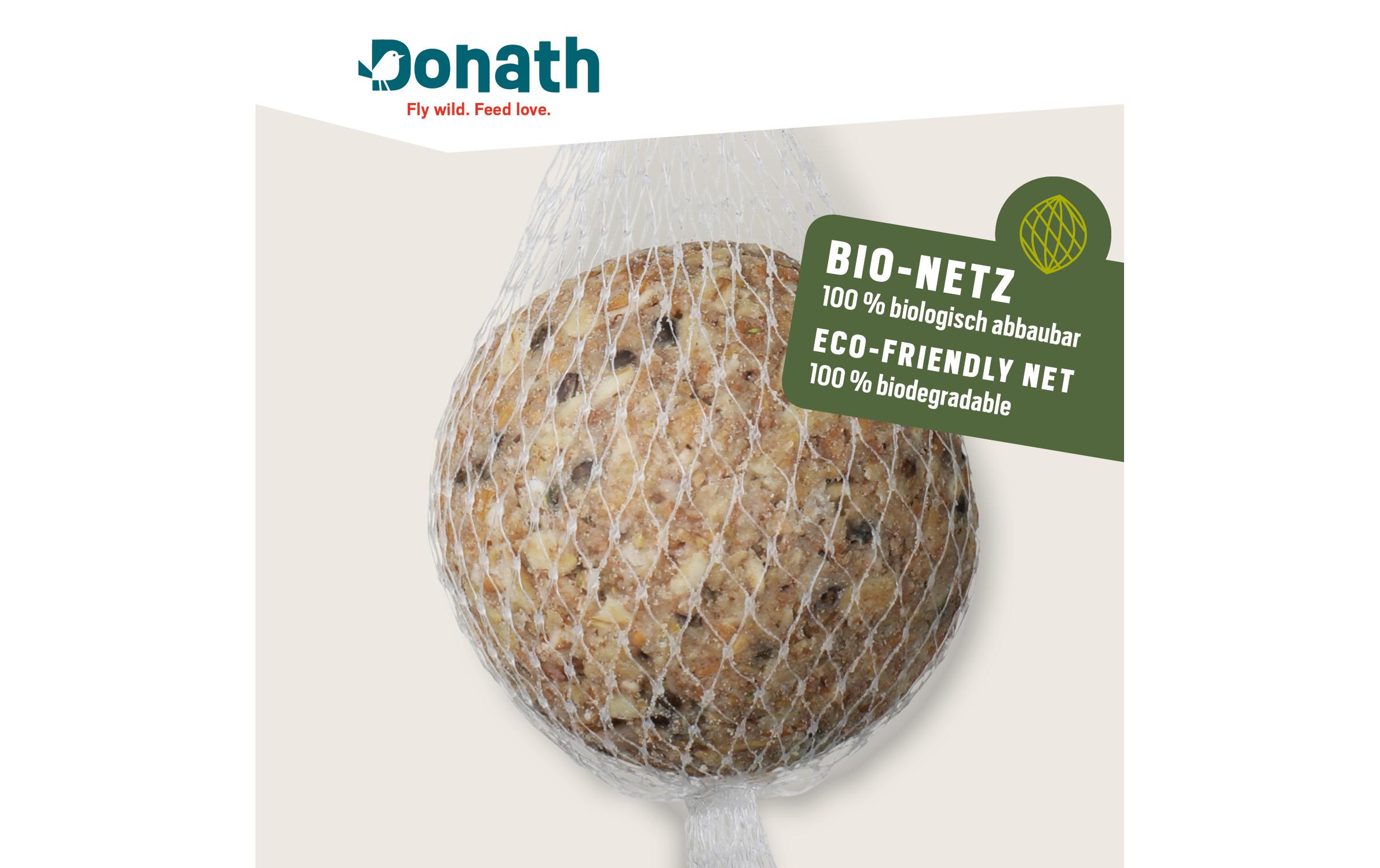 Wintervogelfutter Energie Knödel Hanf, 6 x 100 gVogelfutter empfohlen für kältere Jahreszeiten