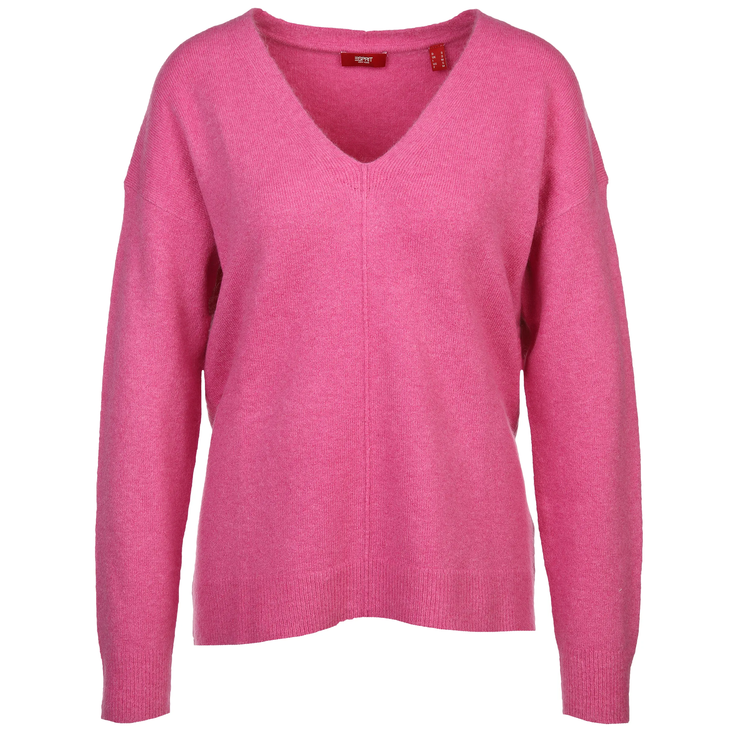 Damen Strickpullover mit V-Ausschnitt