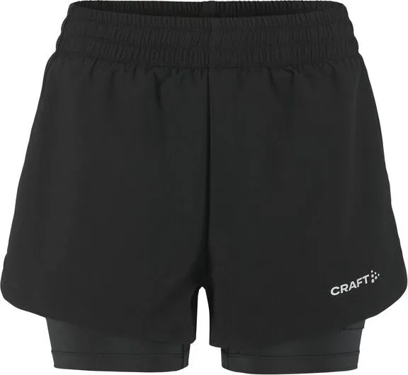 Craft Women's Adv Essence 2-In-1 Shorts 2 Black