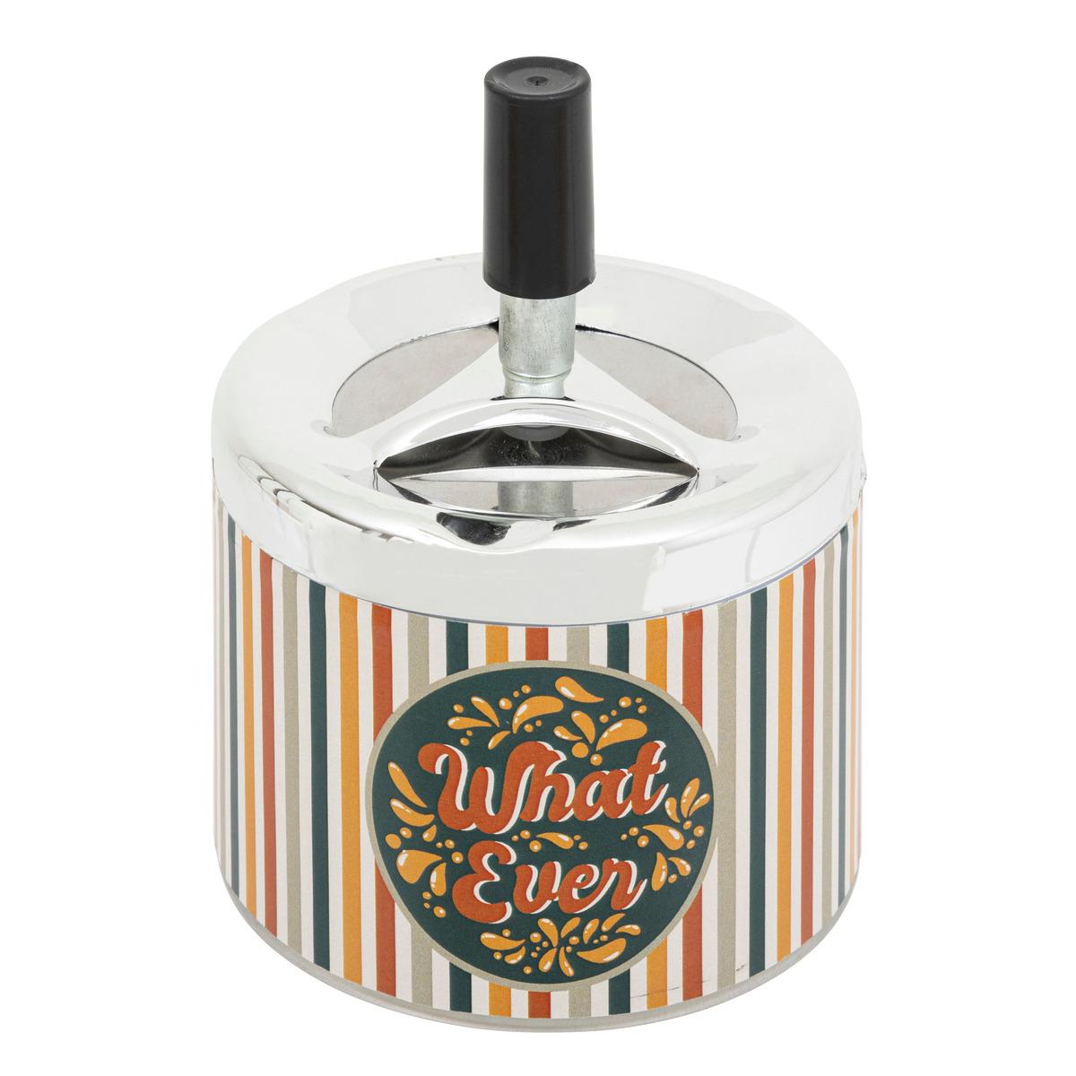 CENDRIER METAL BE VINTAGEASS D.9.5CM