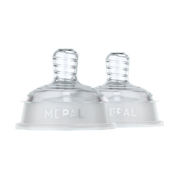 Mepal Flesspeen Mio Set - Fast Flow - 2-delig - Helder
