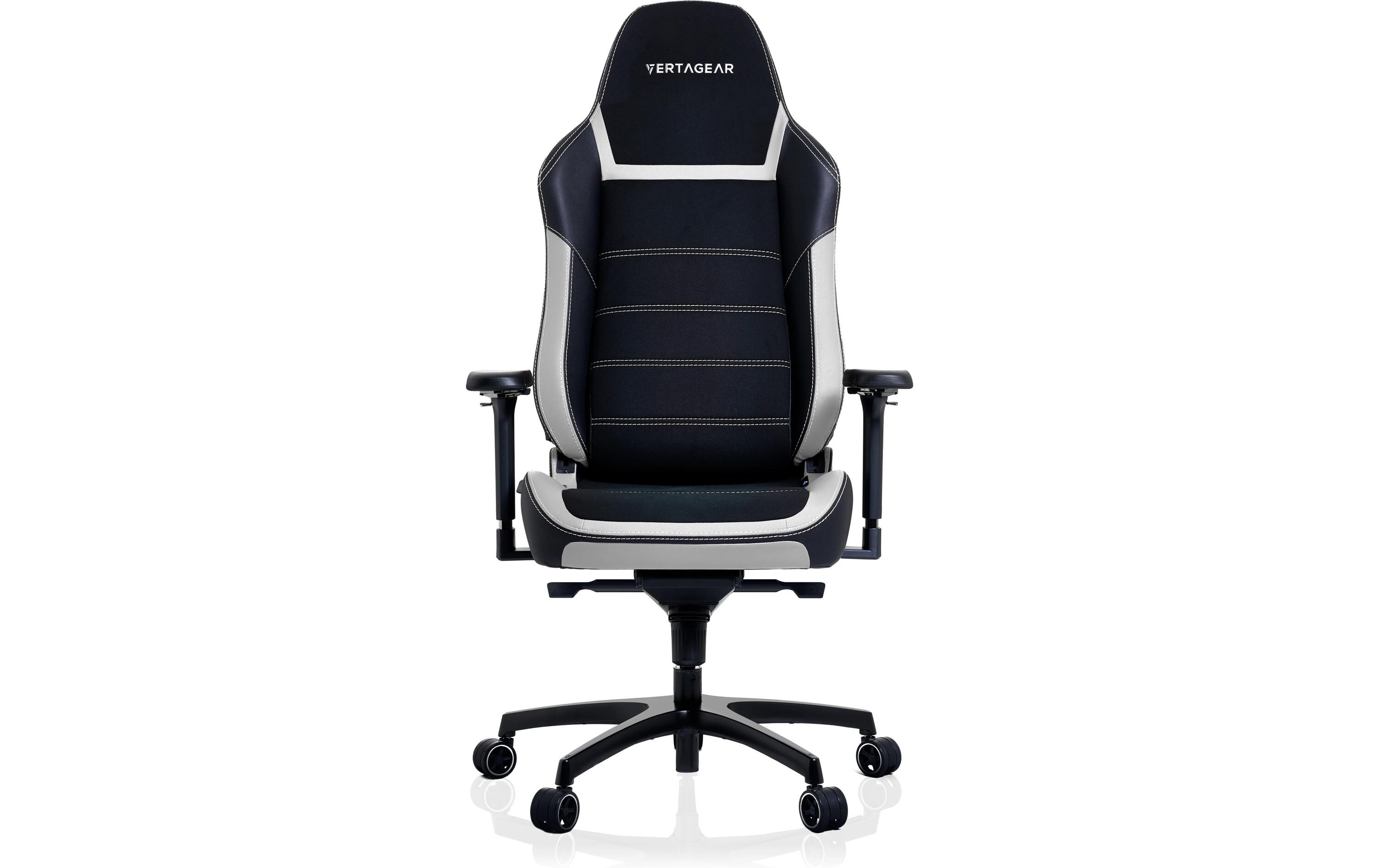 Gaming-Stuhl PL6800 Schwarz/Weiss<br>Gaming-Computerstuhl mit 181 kg Belastbarkeit