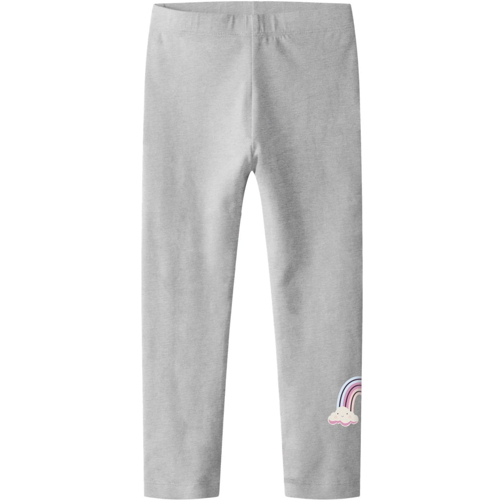 Køb Name It Light Grey Melange Nmfbilona Leggings Box Pb