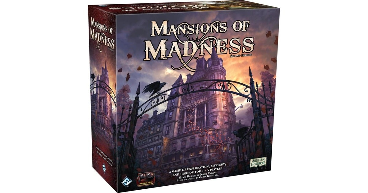 AsmodeeMansions of Madness: 2nd Edition Bordspel  (Engels, 1 - 5 spelers, 120 - 180 minuten, Vanaf 14 jaar)