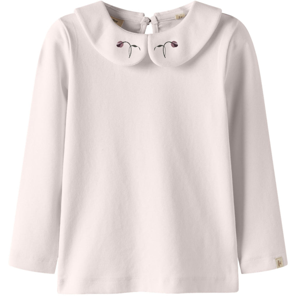 Køb Lil'Atelier Almost Mauve Nmffundo Emb Ls Slim Top Lil