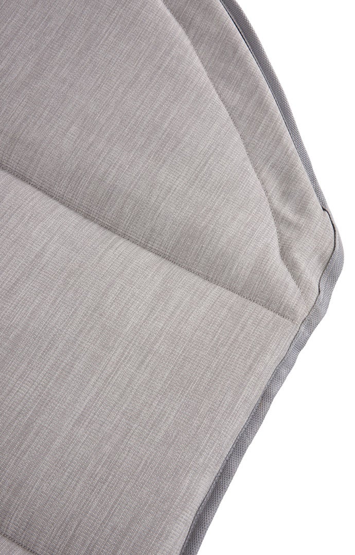 Cille Garden Lounge hangmat, zwart en lichtgrijs. 230 x 141 x 116 cm