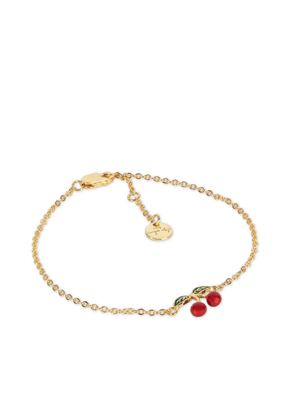 Cherry armbånd 24karat guld - cherry - OS