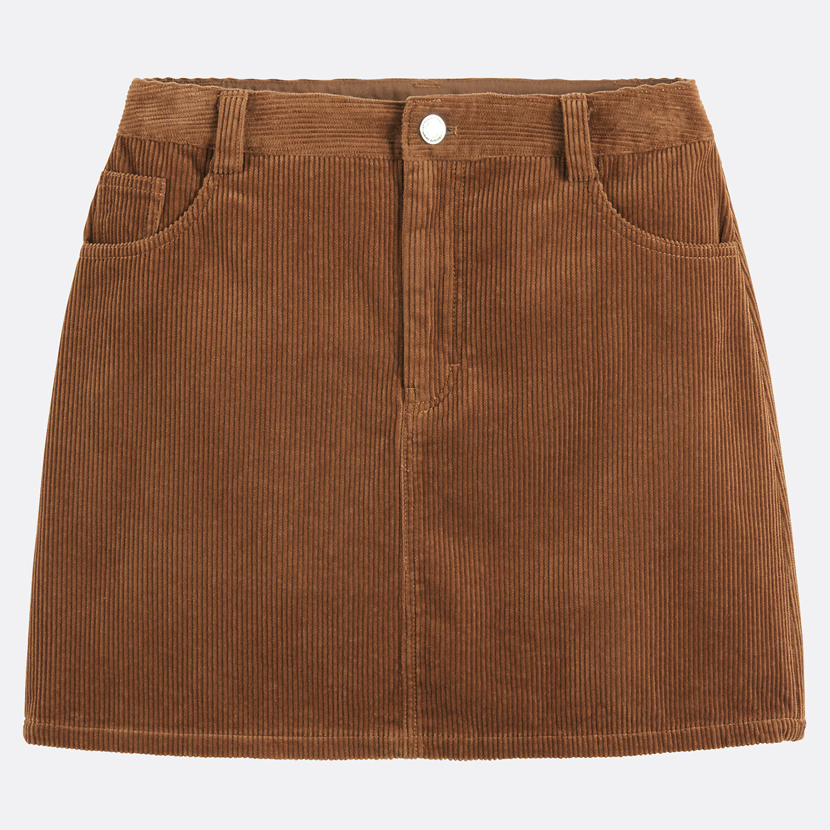 COLEÇÕES LA REDOUTE<br>Saia curta de veludo