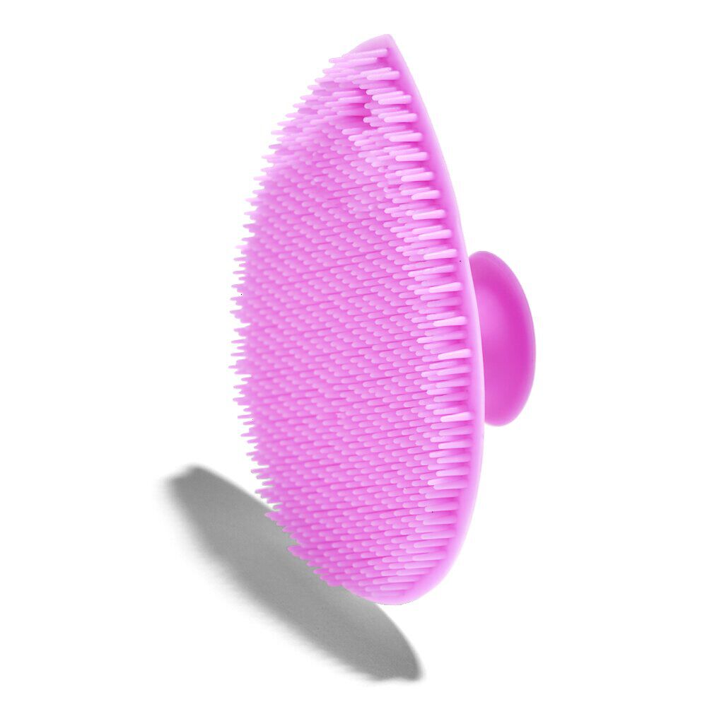 Brosse nettoyante visage en silicone et éponge
