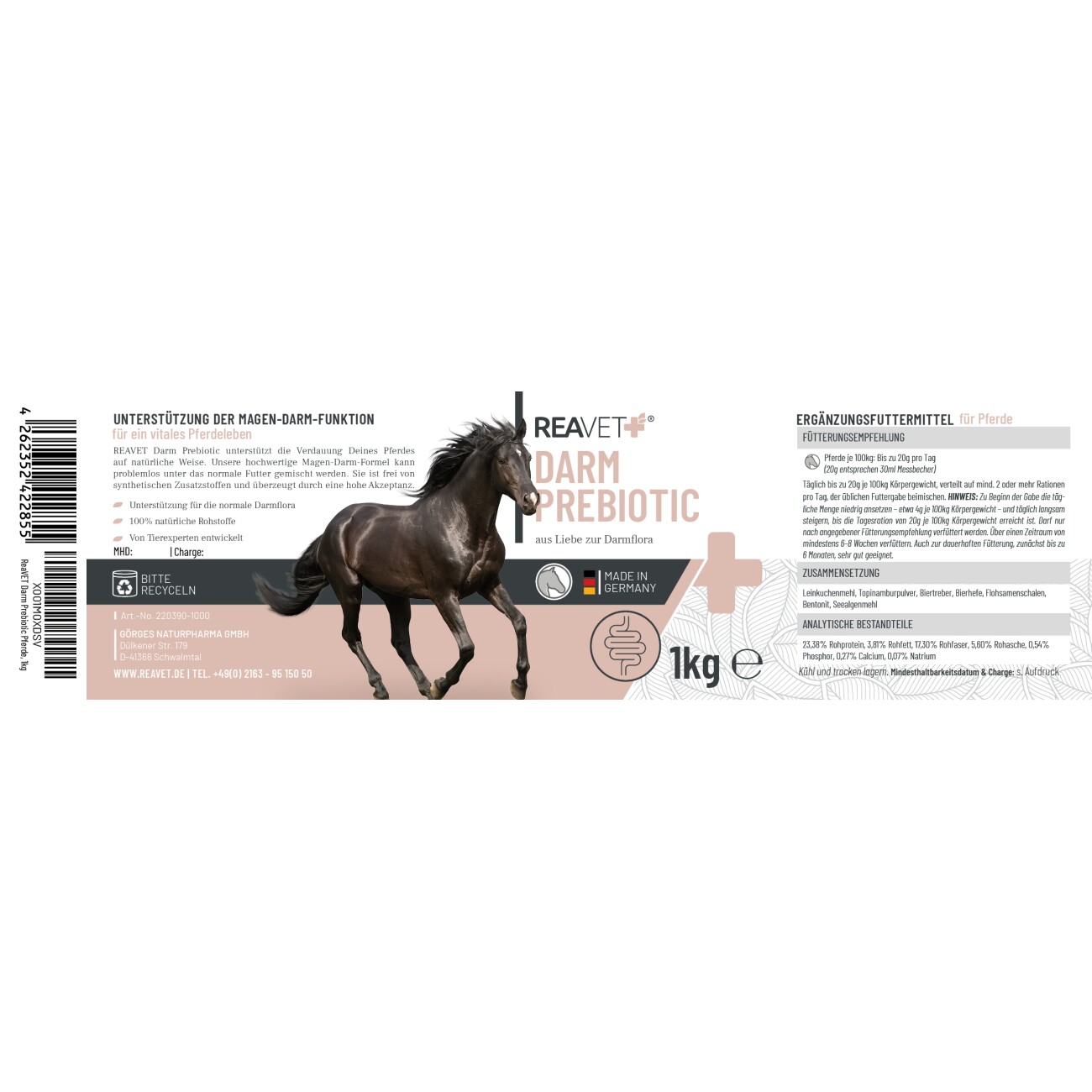 REAVET Darm Prebiotic 1 kg