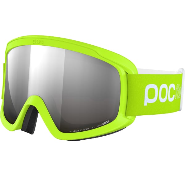 Masque de ski POC POCITO OPSIN FLUORESCENT YELLOW/GREEN/PARTLY SUNNY SILVER