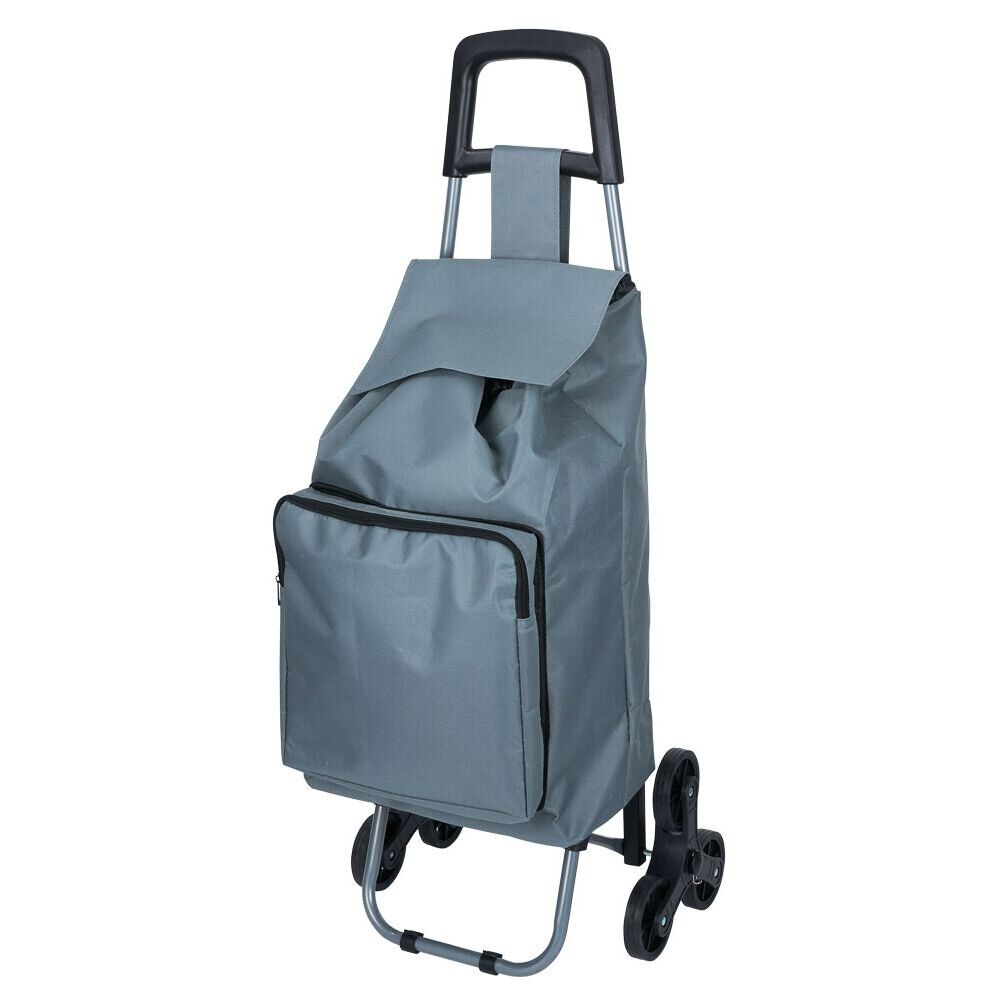 Chariot de course avec poche fraîcheur et 6 roues - 35xH.95cm