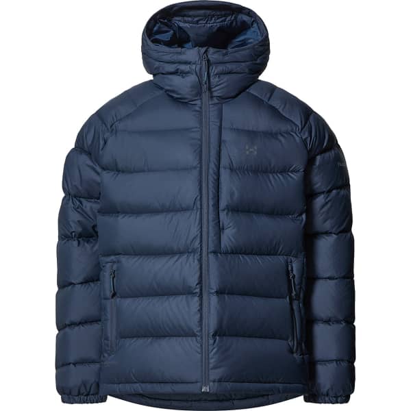 Doudoune ski de randonnée HAGLÖFS ROSSON DOWN HOOD M TARN BLUE