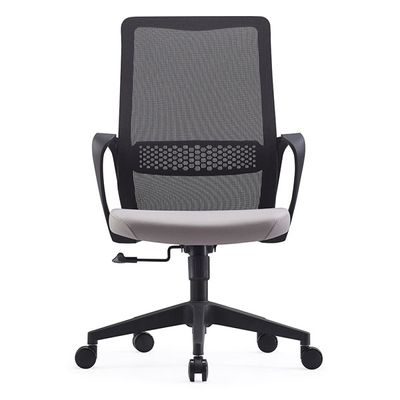 Fauteuil de bureau ZIGY - accoudoirs fixes - gris
