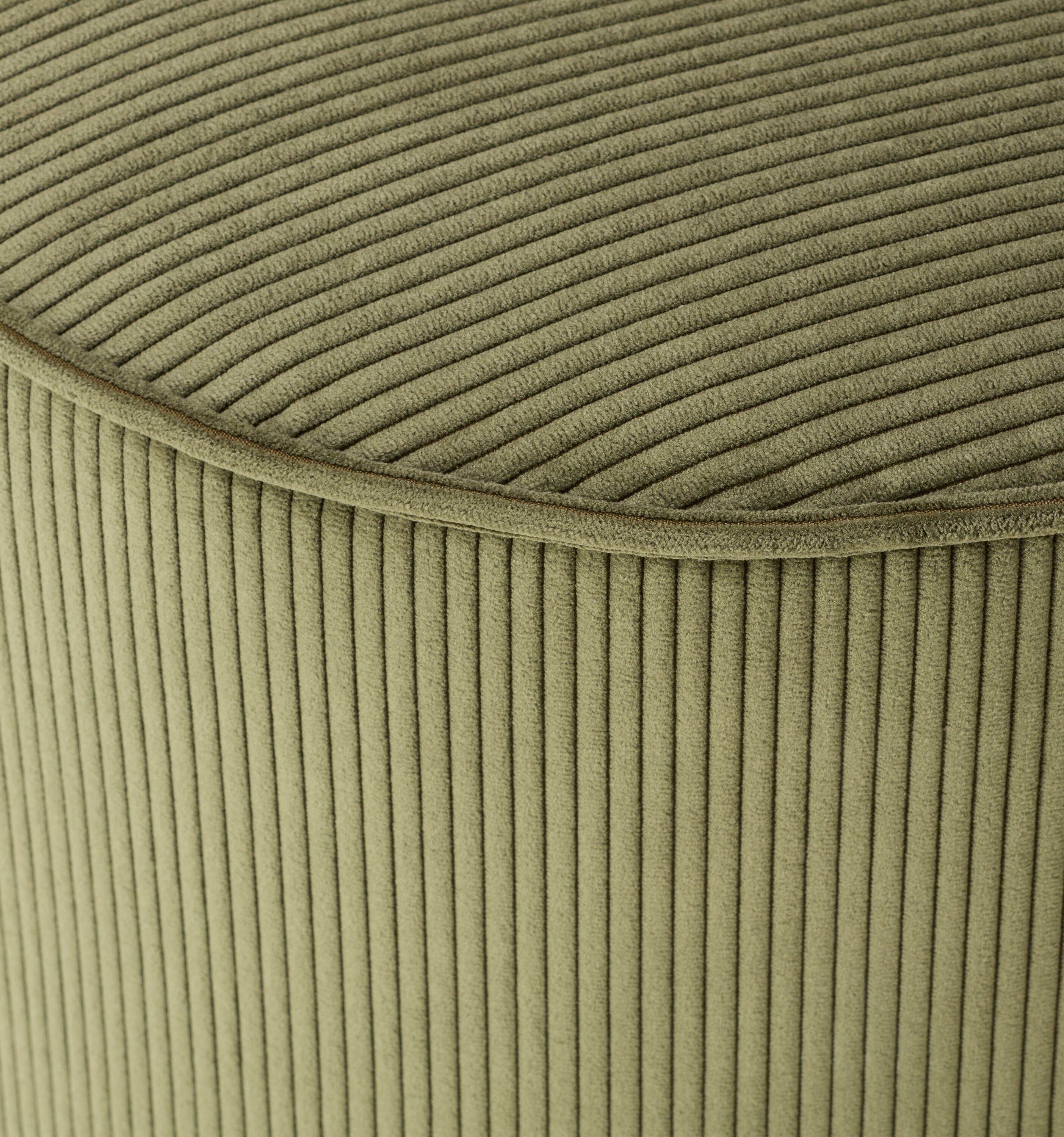 MIRAY Hocker - Grün / B: 41.5 cm x T: 41.5 cm x H: 44.5 cm