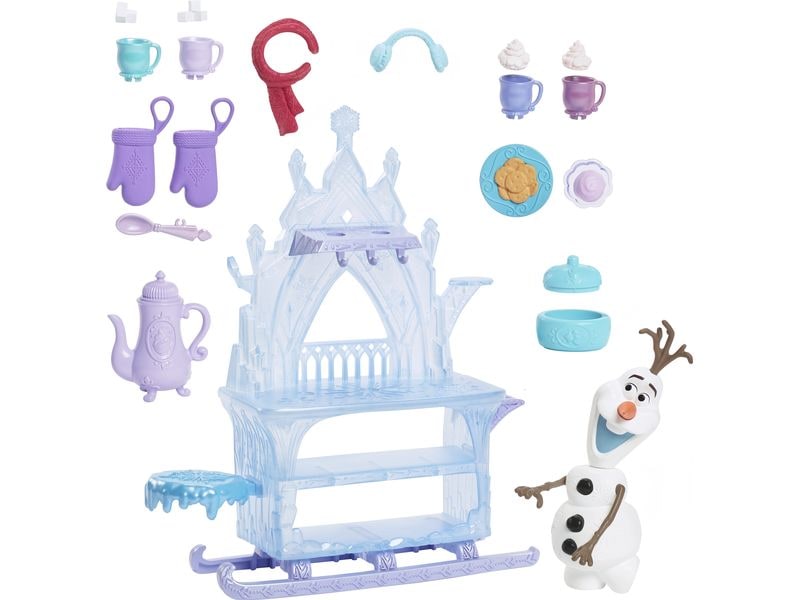 Disney Frozen Disney Frozen Icy Ice Olaf Cart Olaf Leckereien-Schlitten-Spielset mit Olaf-Puppe und über 15 Zubehörteilen