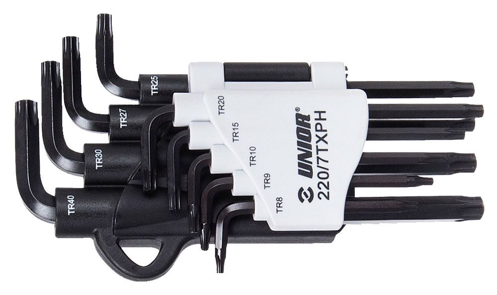 Unior Tools Stiftschlüssel-Set 220/7TXNPH für Innen-TX-Schrauben mit Stift kaufen | Bike-Discount