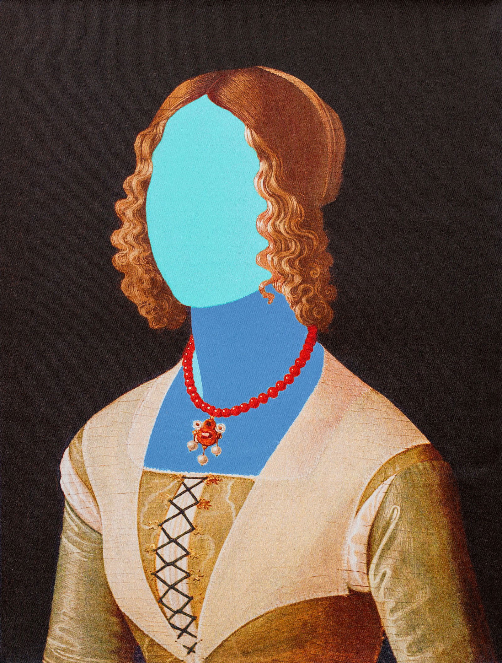 Blue Portrait by Gazi Sansoy - Limited Edition. Edition of: 100. Signed.