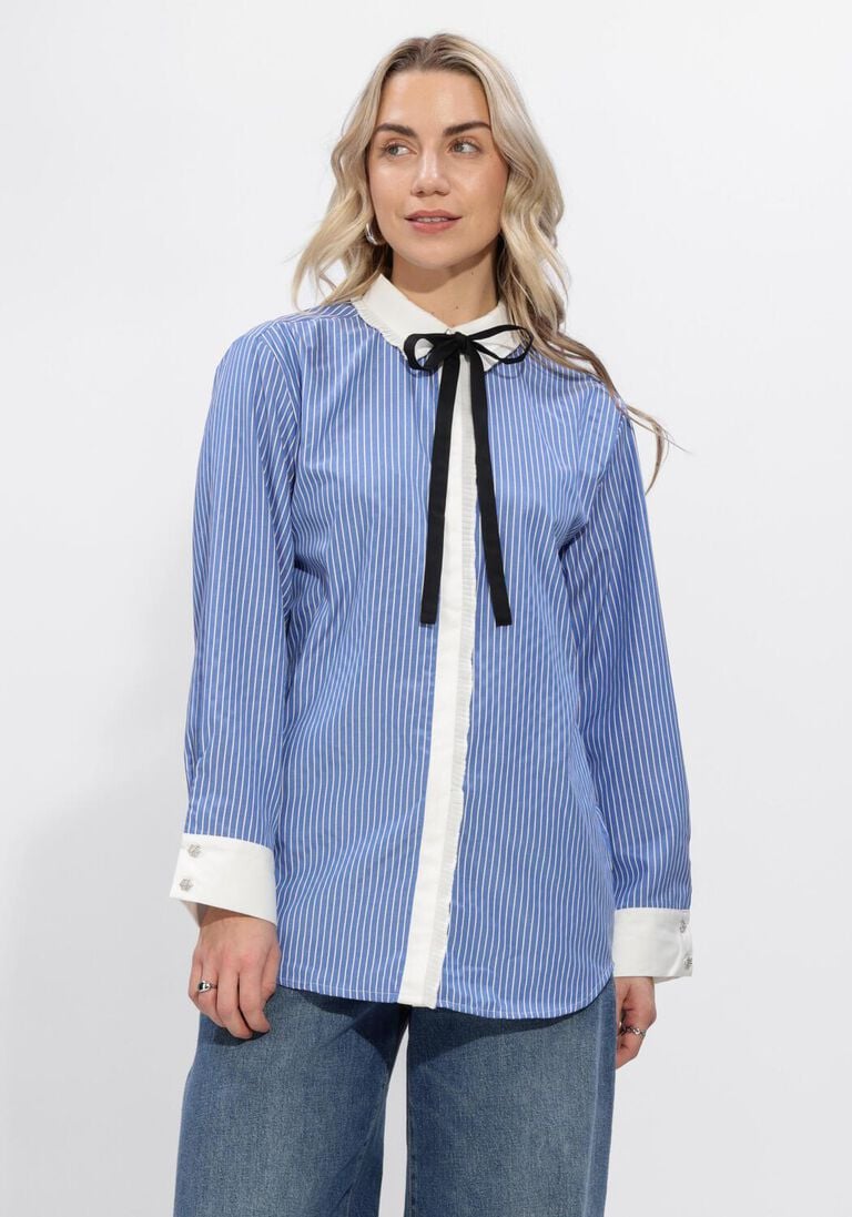 blauwe bruuns bazaar blouses borassusbbziana shirt