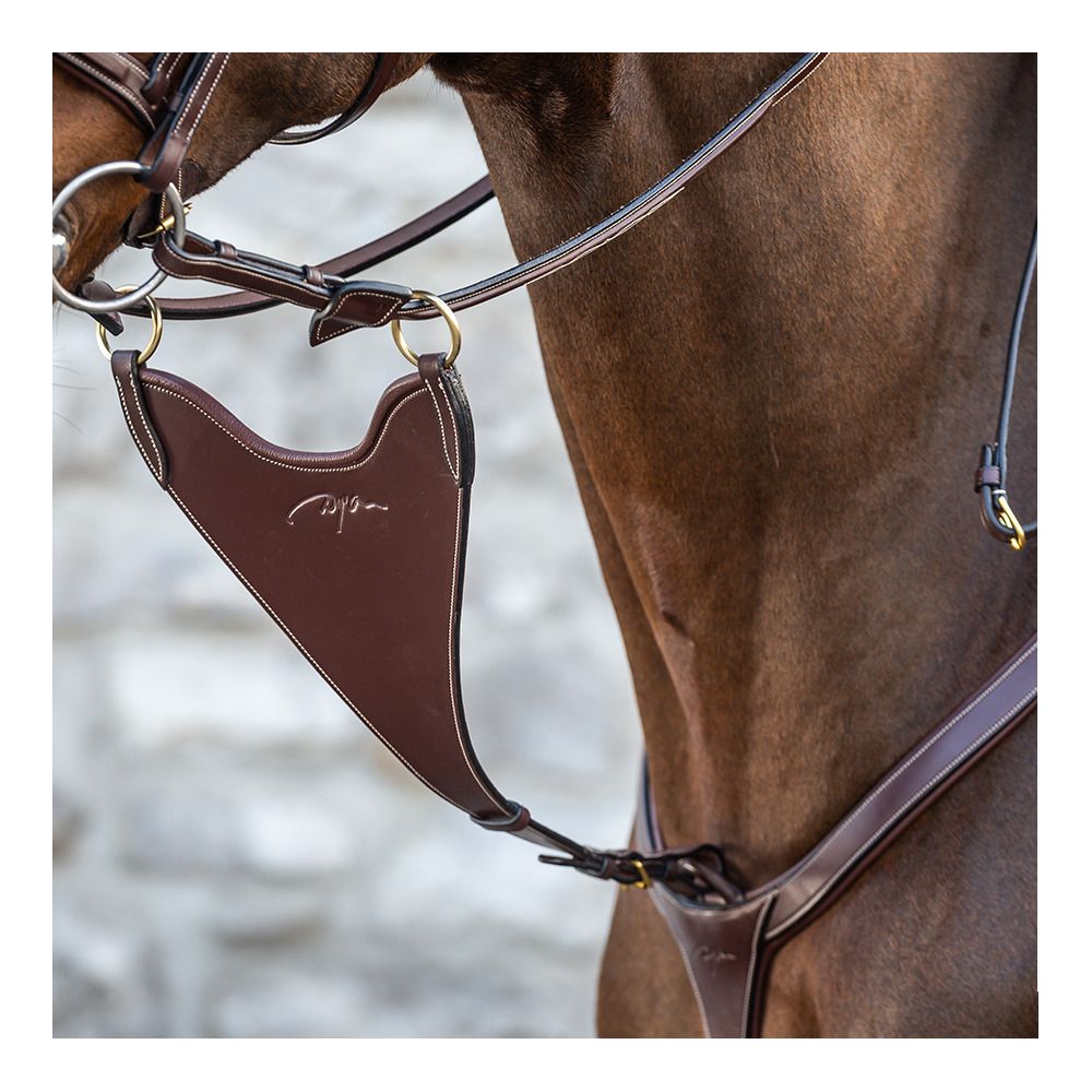 Dy'on D COLLECTION - Fourchette de martingale pleine rigide brun