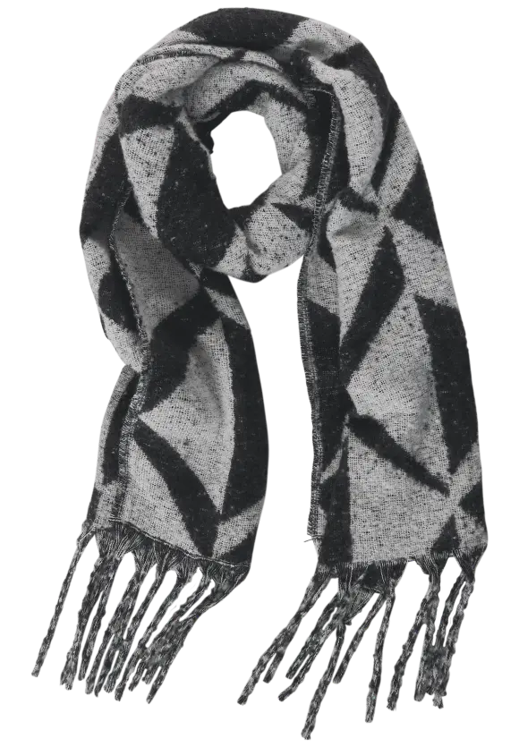 Jacquard Schal - Black