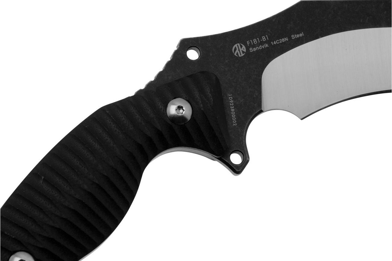 Ruike F181-B1 14C28N, Black G10, tactisch mes