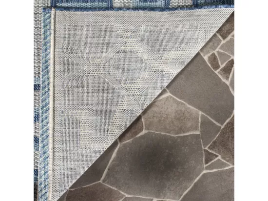 Tapis Grey & Navy 79 X 152 cm - Jade