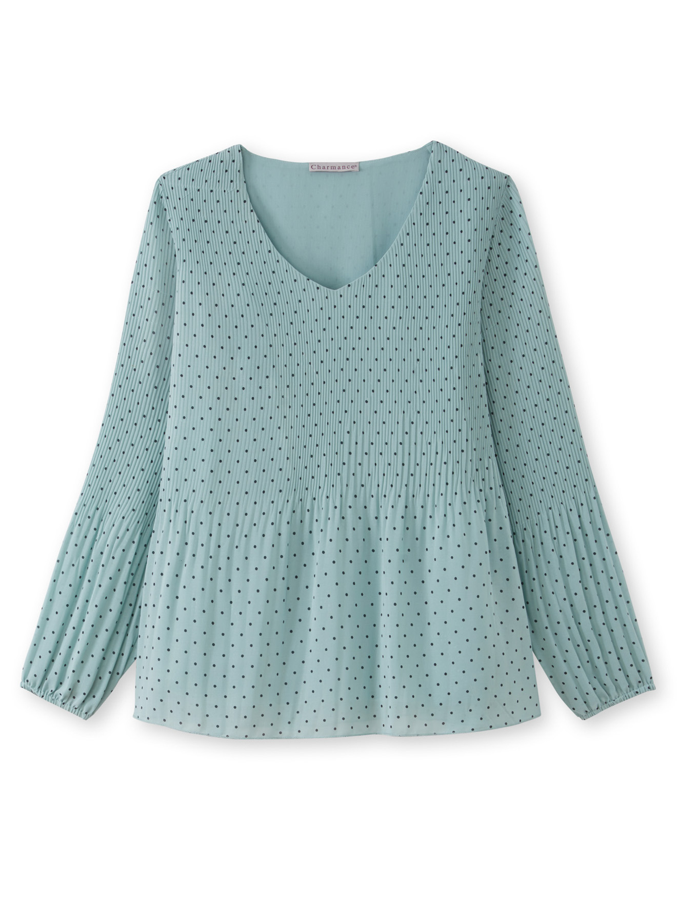 Blouse en voile au plissé permanent