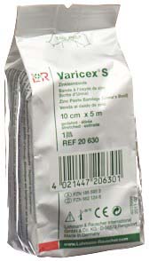 VARICEX S Zinkleimbinde 10cmx5m 1 Stk