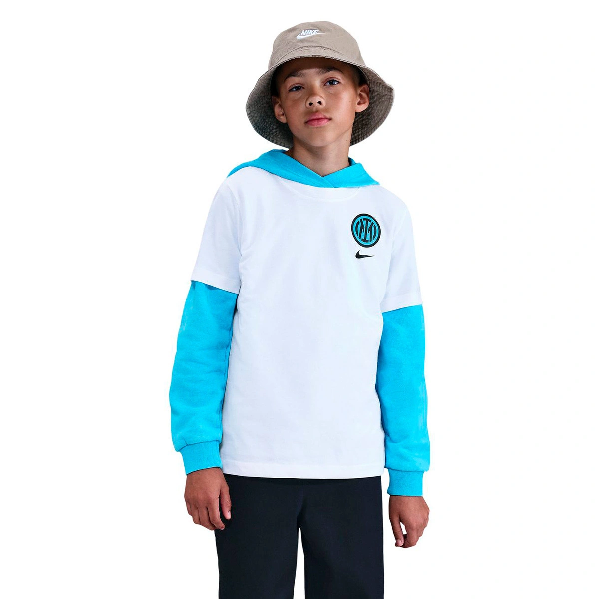 T-Shirt Nike Inter de Milão Fanswear 2025-2026 Criança