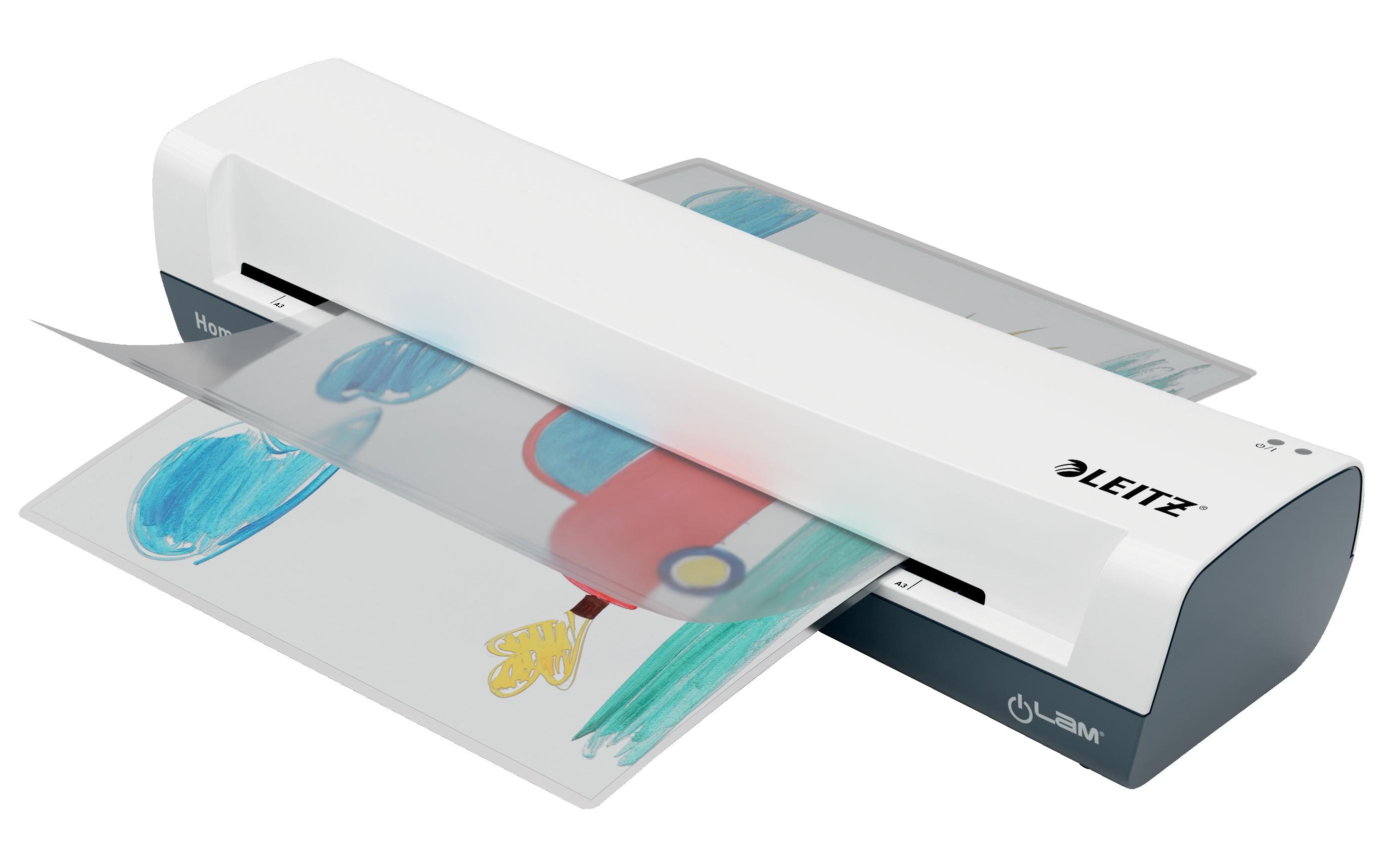 Laminiergerät iLAM Home A3, 125 Mikron, WeissA3-Laminator mit Folien-Einsteigerset