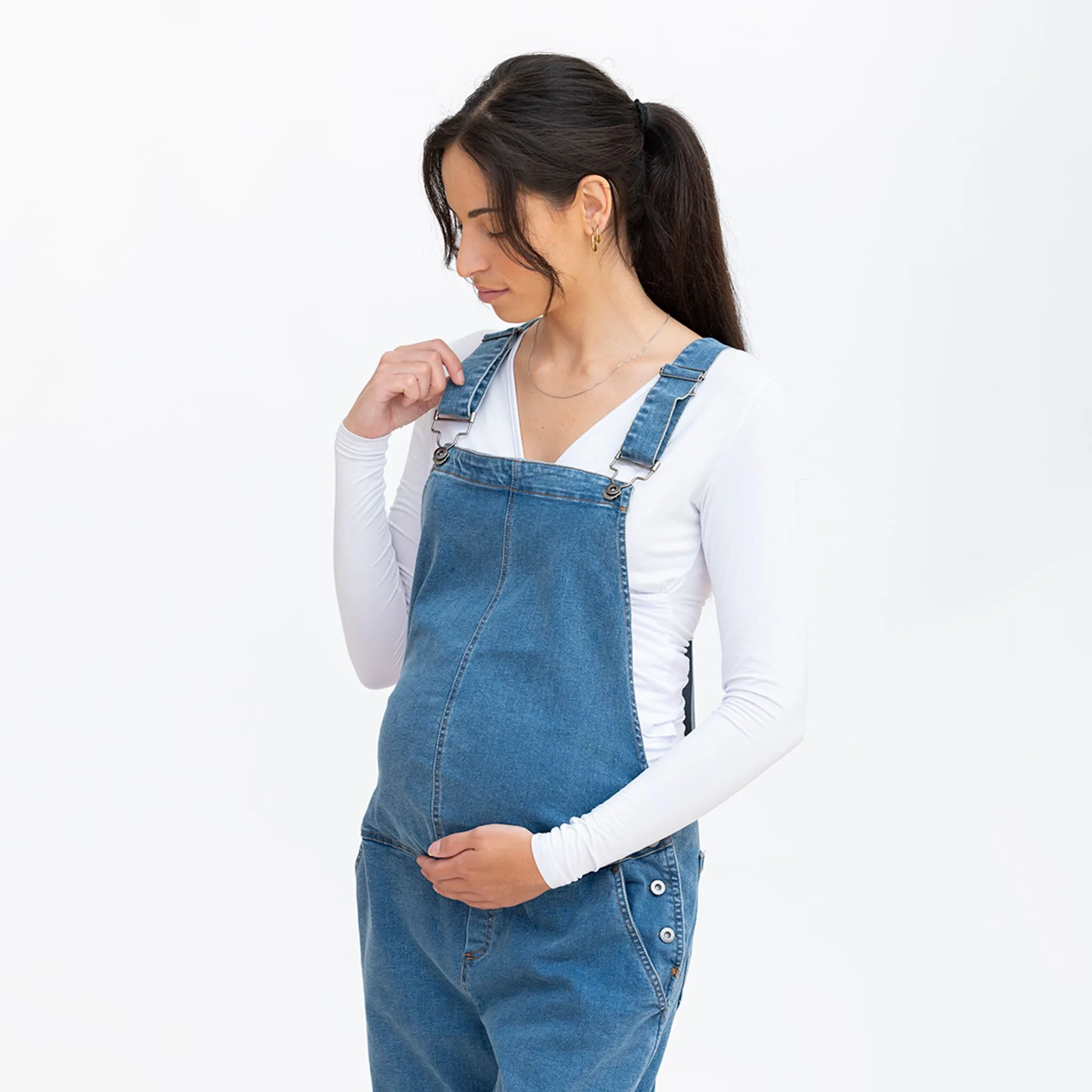 Bella Maternité Salopette Denim