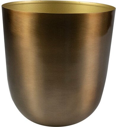 TS bloempot Mayk goud D 12 H 13 cm