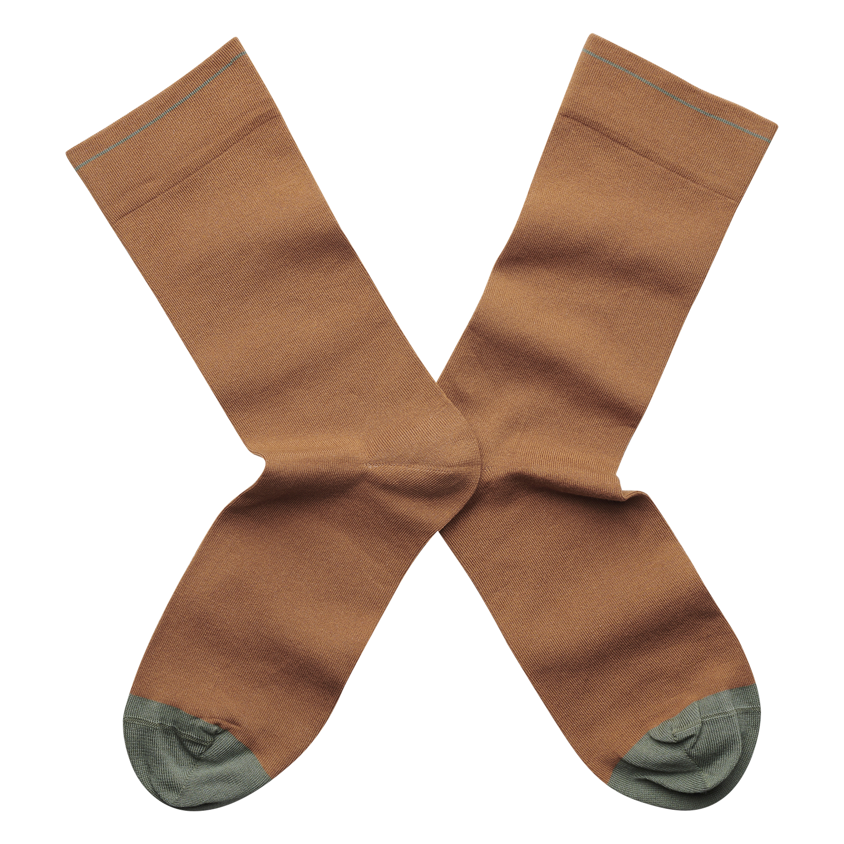 Chaussettes en coton mélangé | Marron