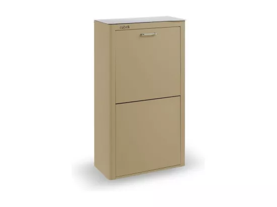 Poubelle cuisine de tri sélectif - 4 compartiments de 20L- CUBEK