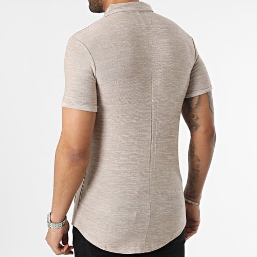 Polo Manches Courtes 88161128 Beige Chiné