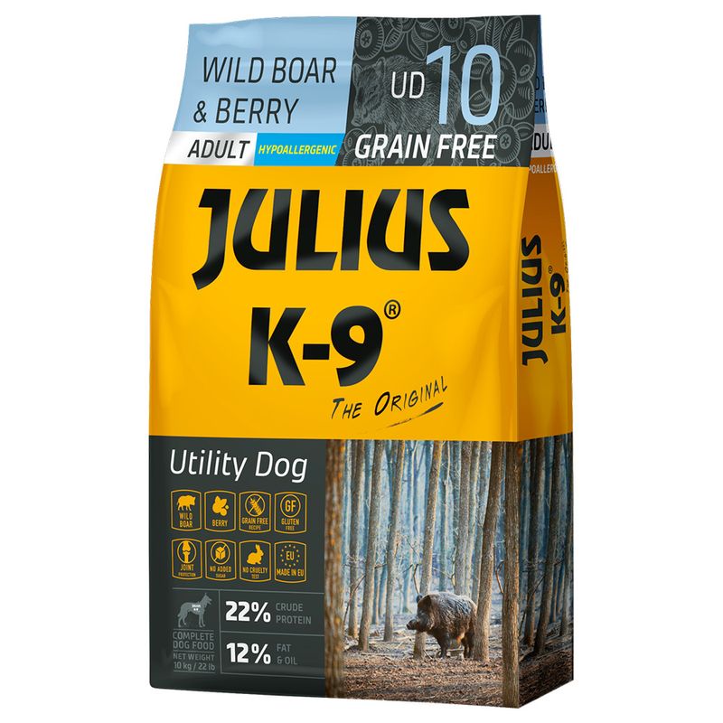 JULIUS K-9 Adult sanglier, baies