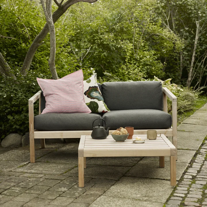 Fritz Hansen - Skagerak Virkelyst Sofa 2-Sitzer, Teak / ash